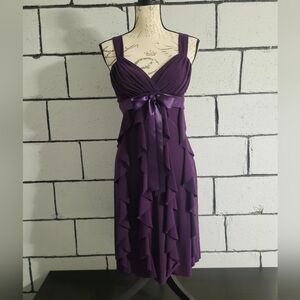 3/$50 SALE! Purple Sleeveles Party  Dress Sz 6